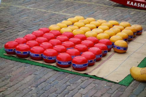 Edam cheese ready to sell