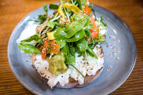 Avocado toast at Seven Seeds