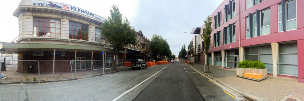 So much of Christchurch is like this - tumbling down on one side, sparkling modern new on the other