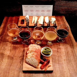 LOVEly beer and cheese pairing at Mission Cheese