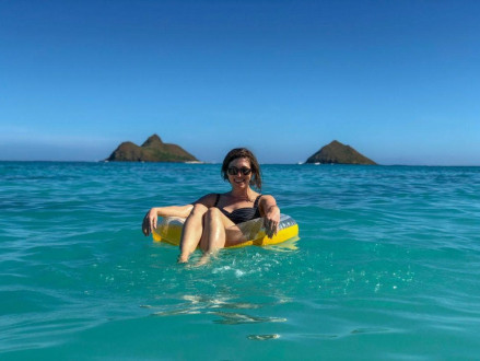 Back to Lanikai Beach for a float