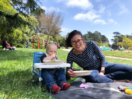 First picnic in the park