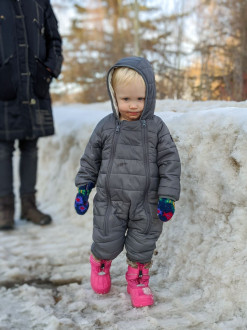 BTW this snow suit is 4-6 months because Sweden?