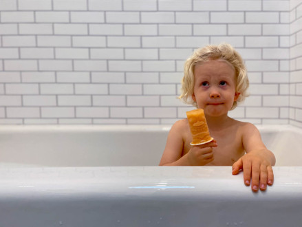 Popsicle bath solves everything, right?