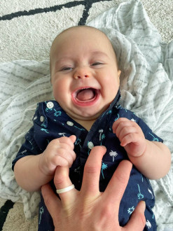 The happiest baby!