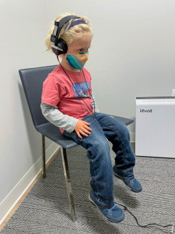Tycho's first hearing test!