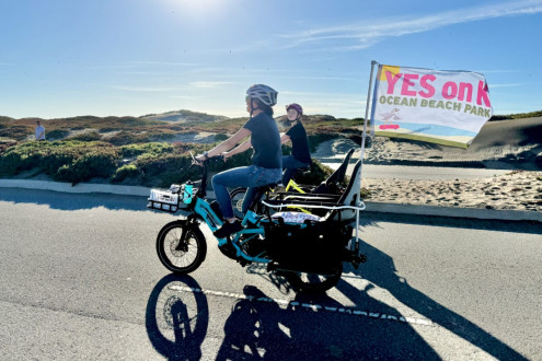 Bike ride on the Great Highway!