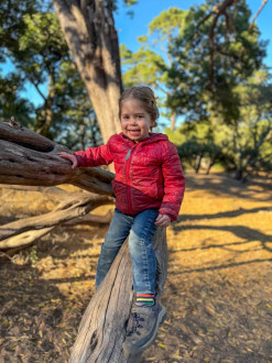 Back in the woodland forest, our happy place